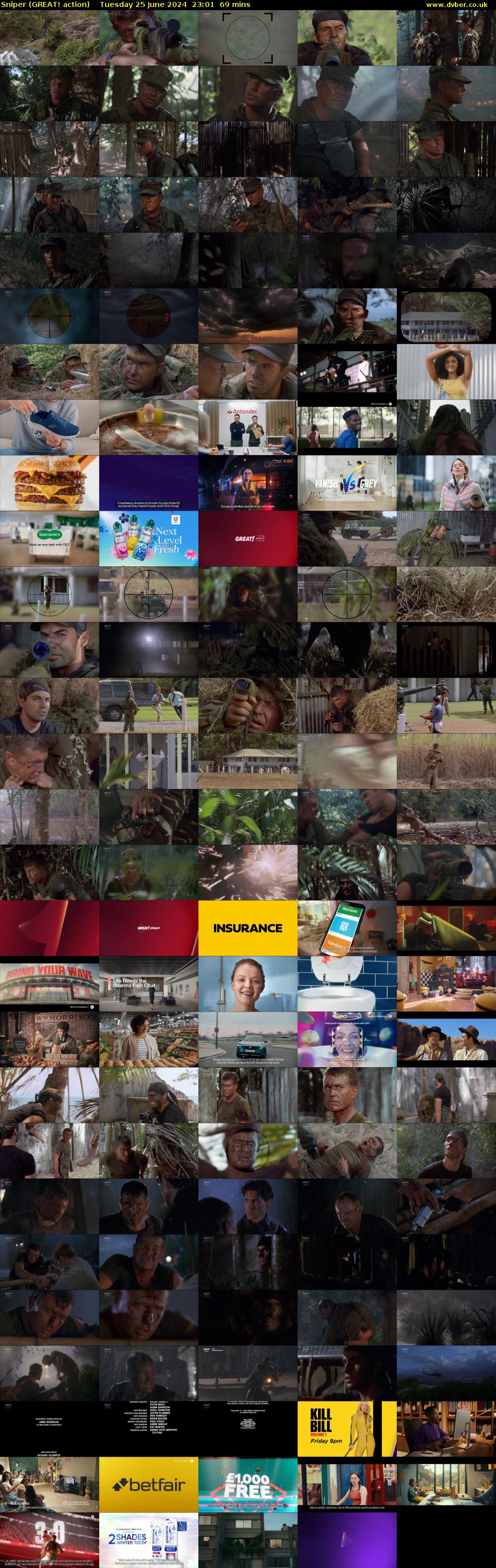 Sniper (GREAT! action) Tuesday 25 June 2024 23:01 - 00:10