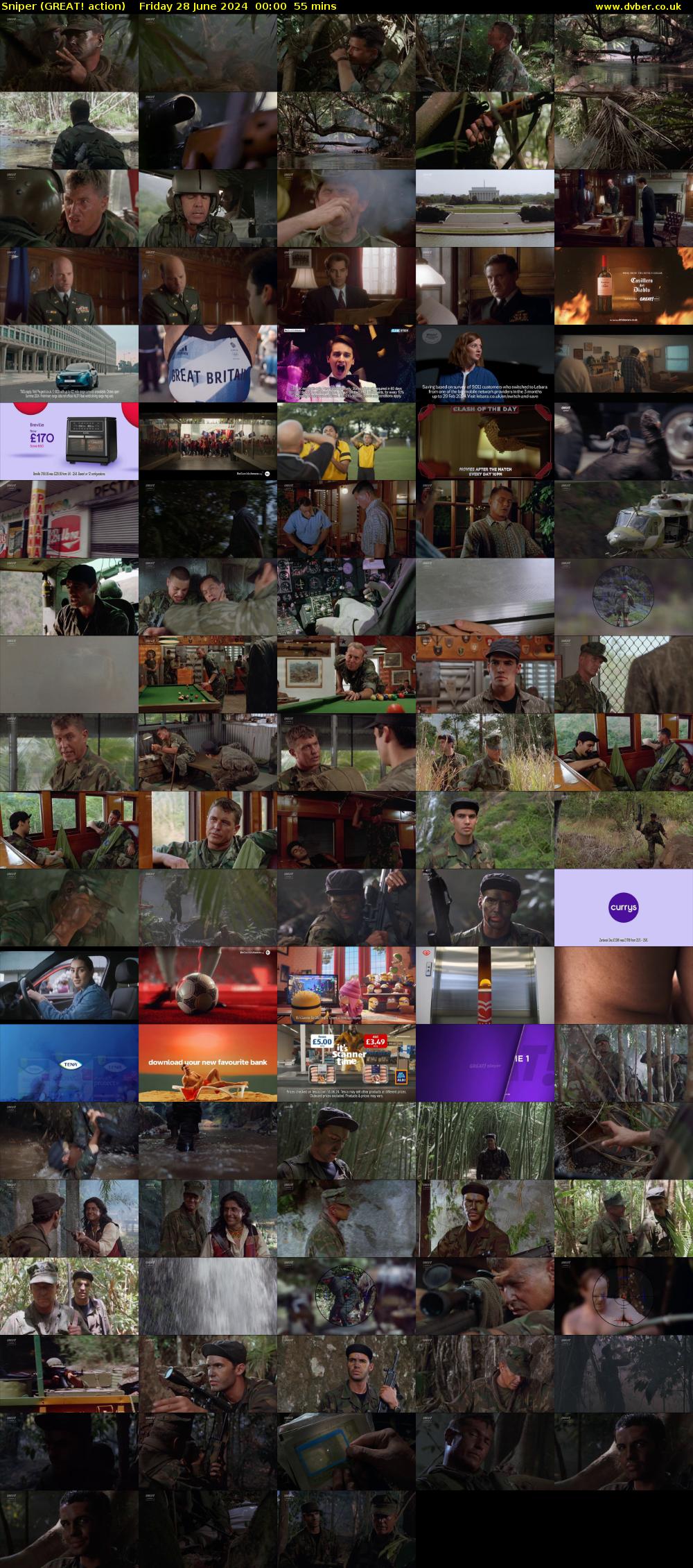 Sniper (GREAT! action) Friday 28 June 2024 00:00 - 00:55