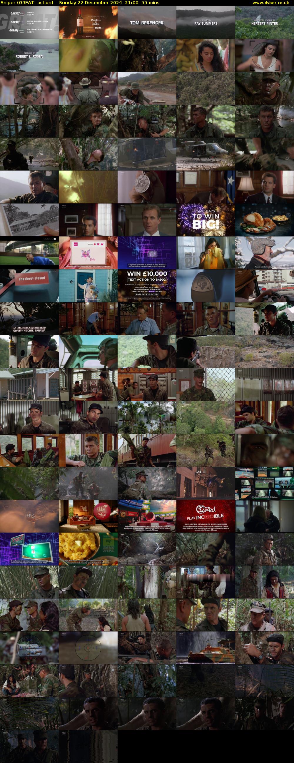 Sniper (GREAT! action) Sunday 22 December 2024 21:00 - 21:55