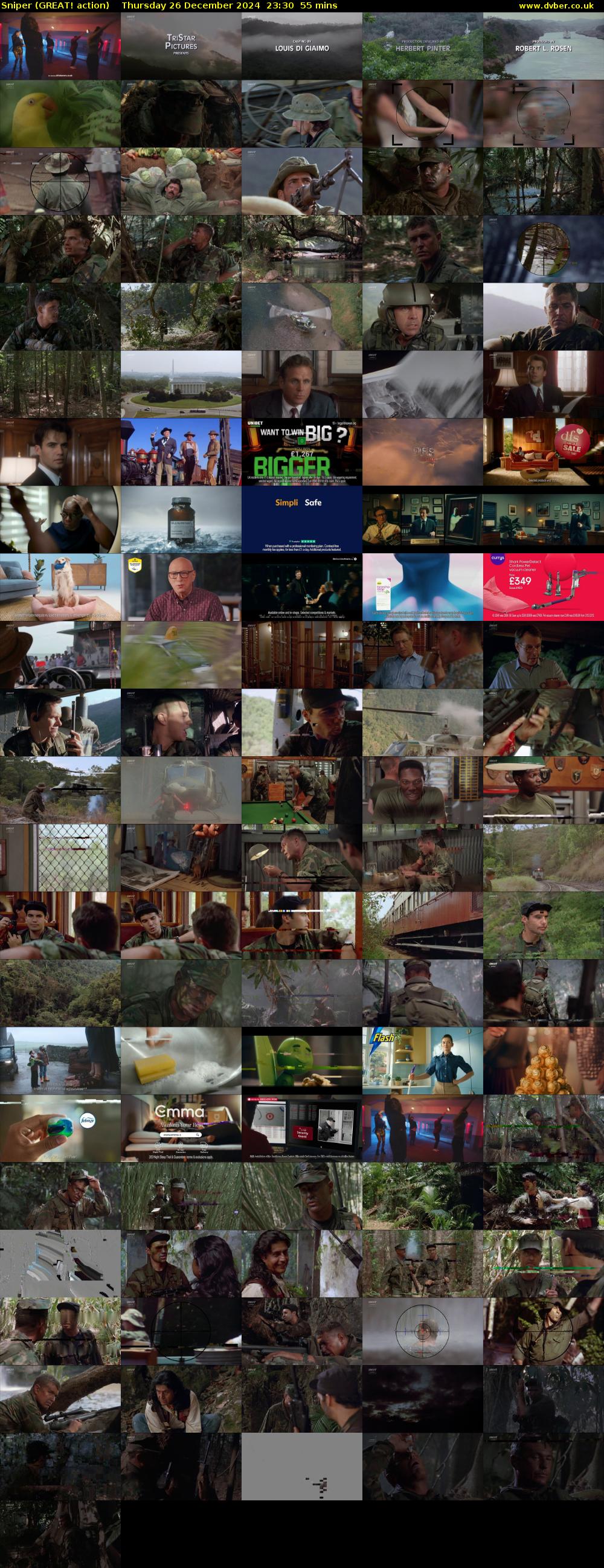 Sniper (GREAT! action) Thursday 26 December 2024 23:30 - 00:25