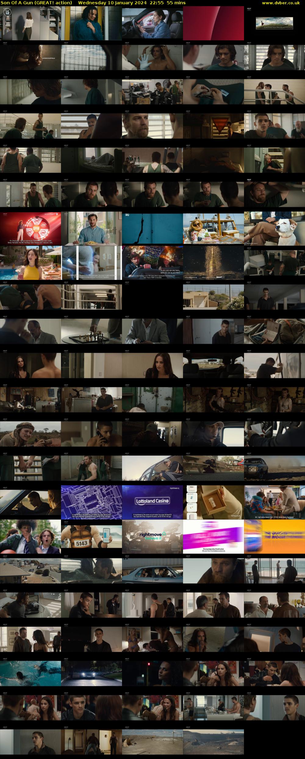 Son of a Gun (GREAT! action) Wednesday 10 January 2024 22:55 - 23:50