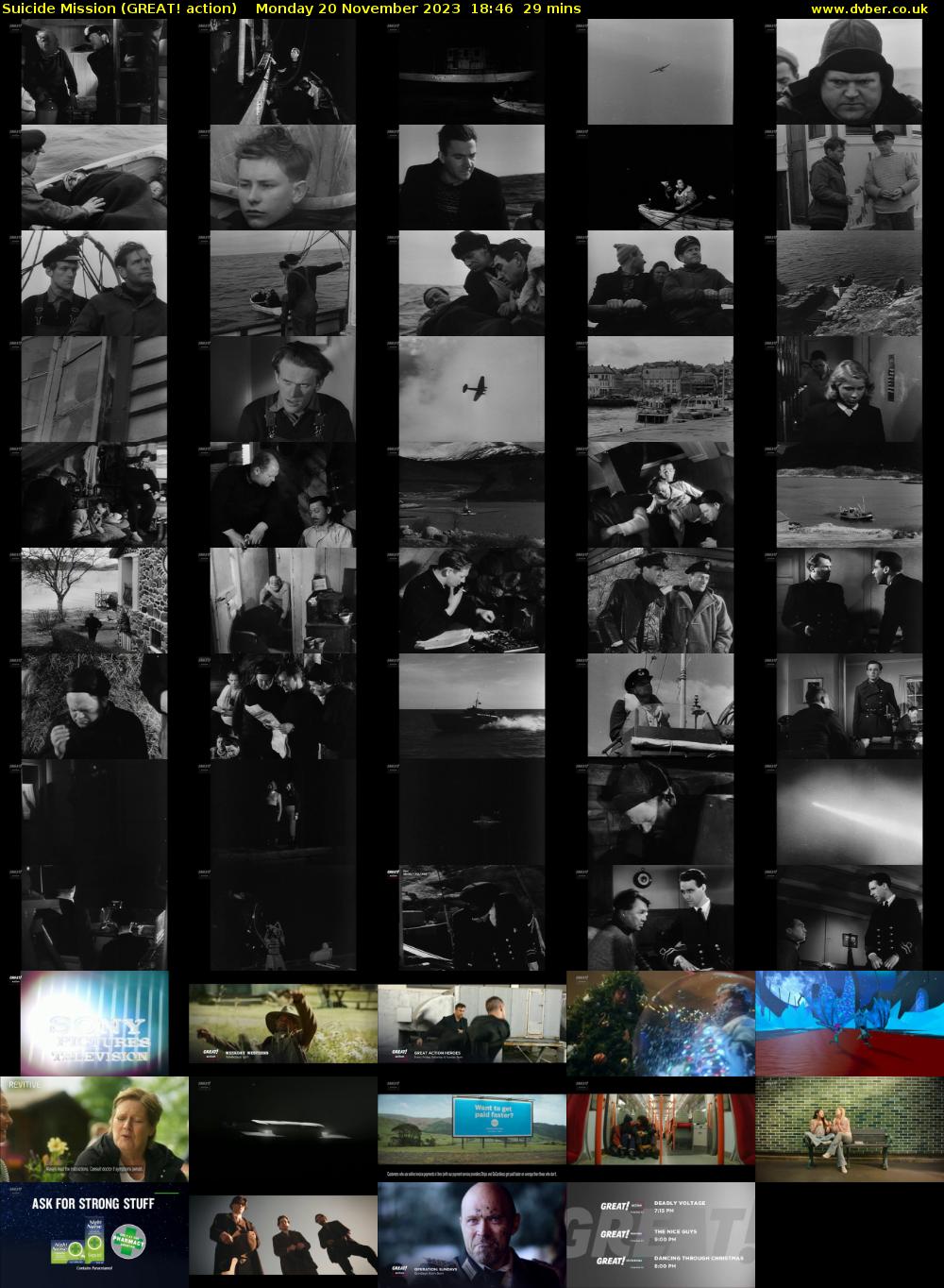 Suicide Mission (GREAT! action) Monday 20 November 2023 18:46 - 19:15