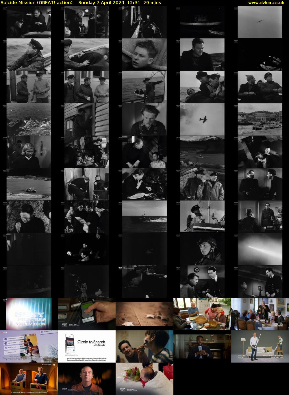 Suicide Mission (GREAT! action) Sunday 7 April 2024 12:31 - 13:00