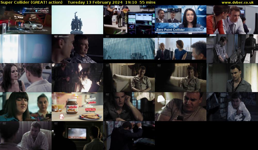 Super Collider (GREAT! action) Tuesday 13 February 2024 19:10 - 20:05