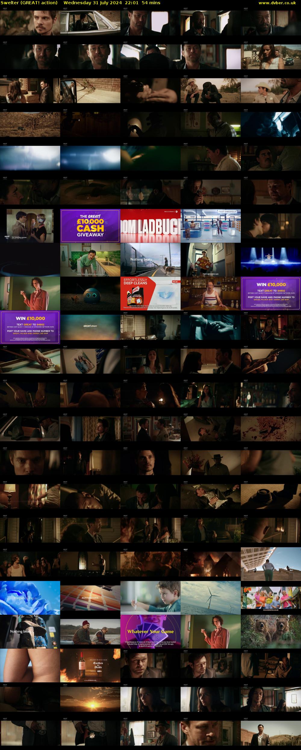 Swelter (GREAT! action) Wednesday 31 July 2024 22:01 - 22:55