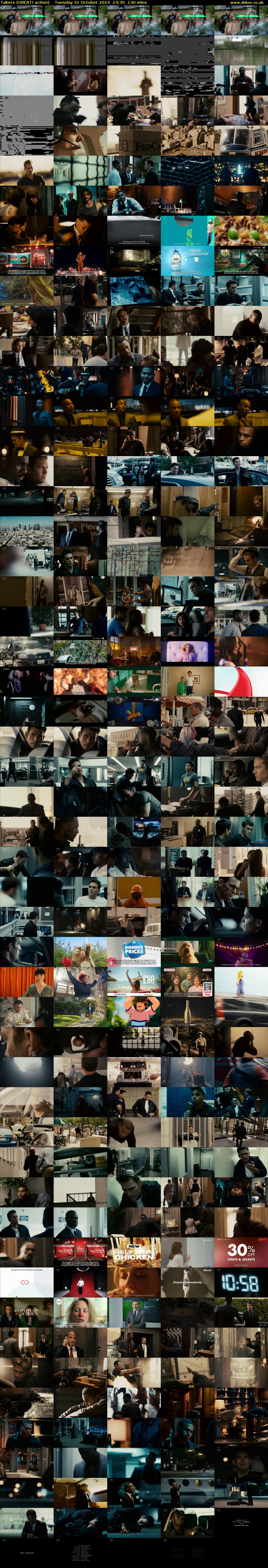 Takers (GREAT! action) Tuesday 31 October 2023 23:35 - 01:45