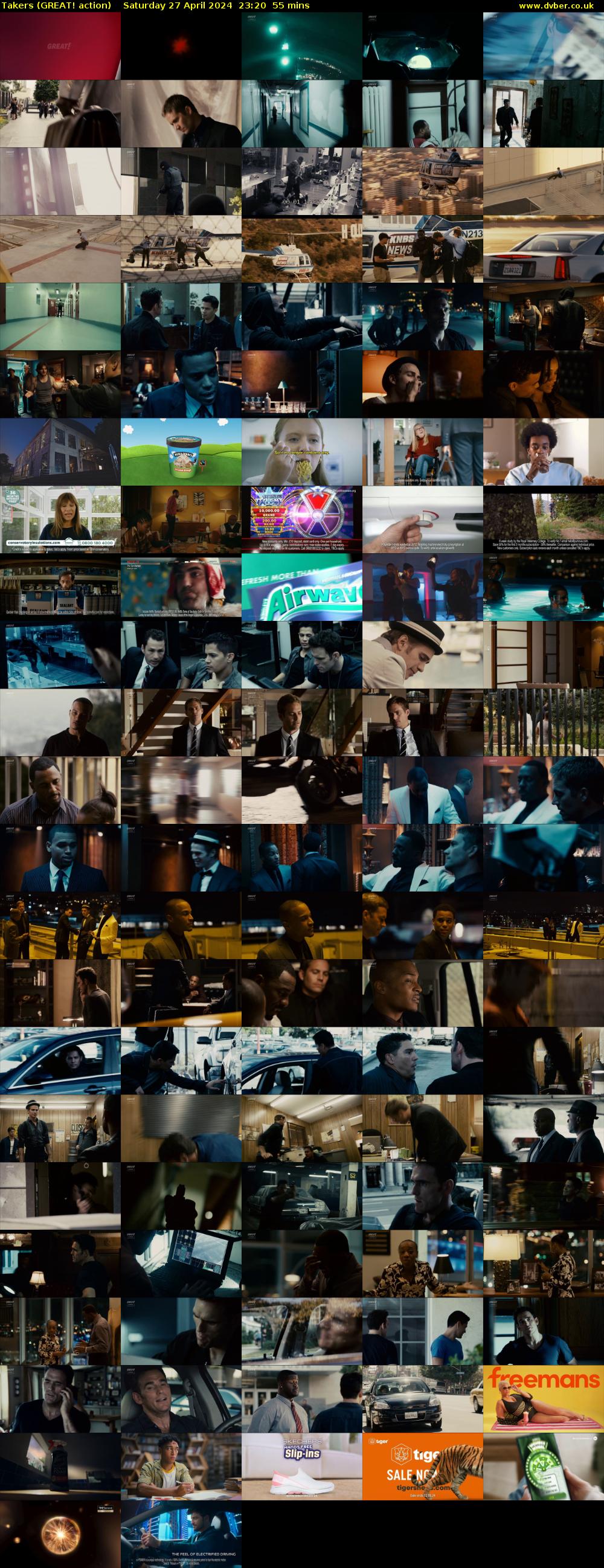 Takers (GREAT! action) Saturday 27 April 2024 23:20 - 00:15