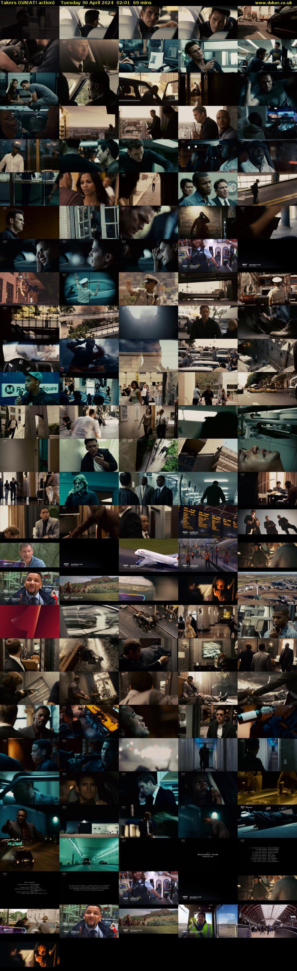 Takers (GREAT! action) Tuesday 30 April 2024 02:01 - 03:10