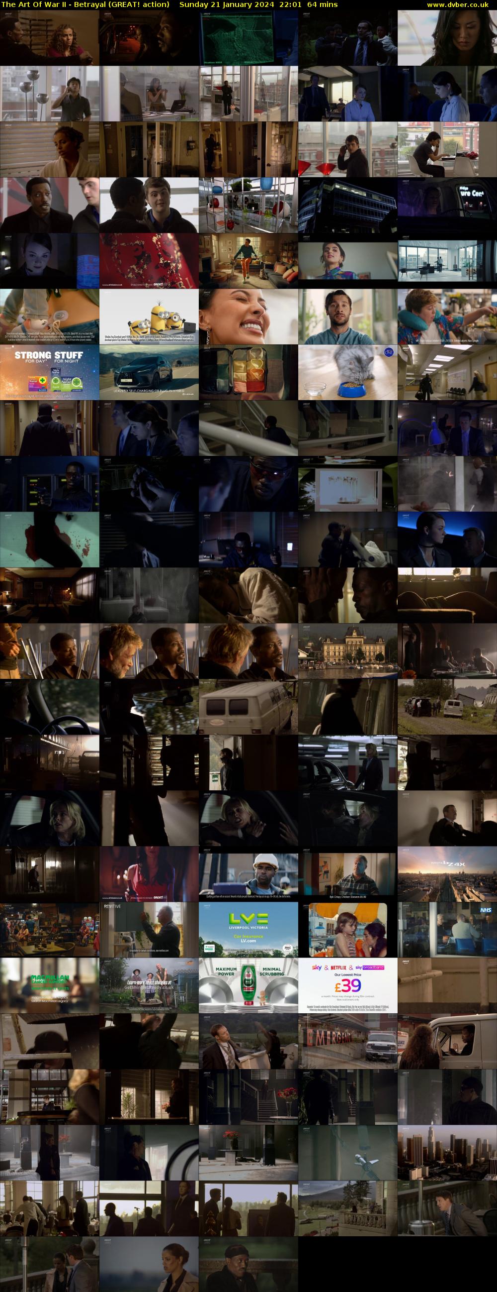The Art Of War II - Betrayal (GREAT! action) Sunday 21 January 2024 22:01 - 23:05