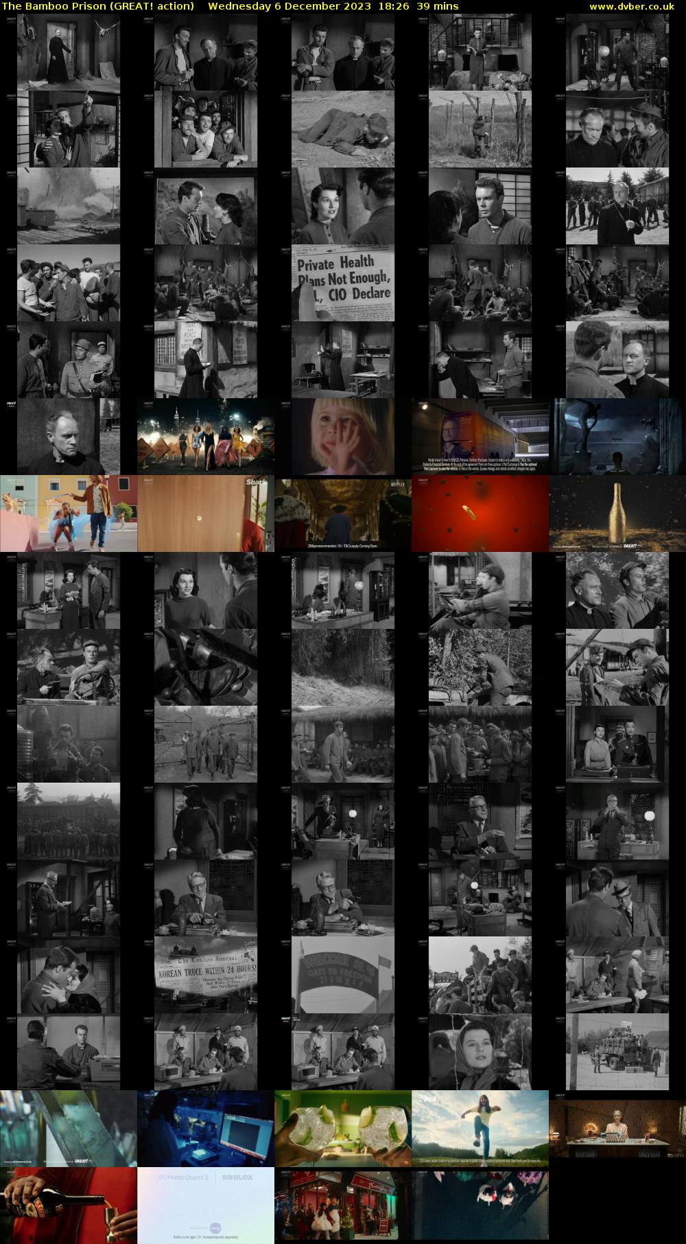 The Bamboo Prison (GREAT! action) Wednesday 6 December 2023 18:26 - 19:05
