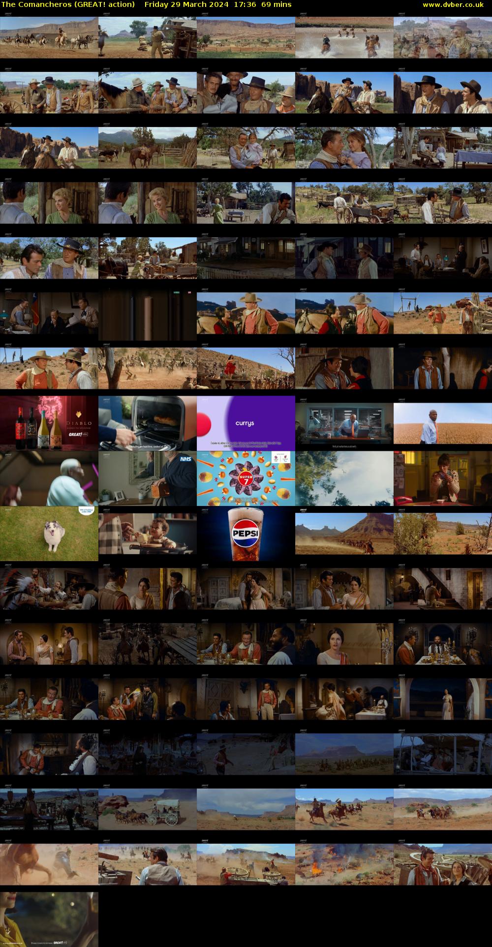 The Comancheros (GREAT! action) Friday 29 March 2024 17:36 - 18:45
