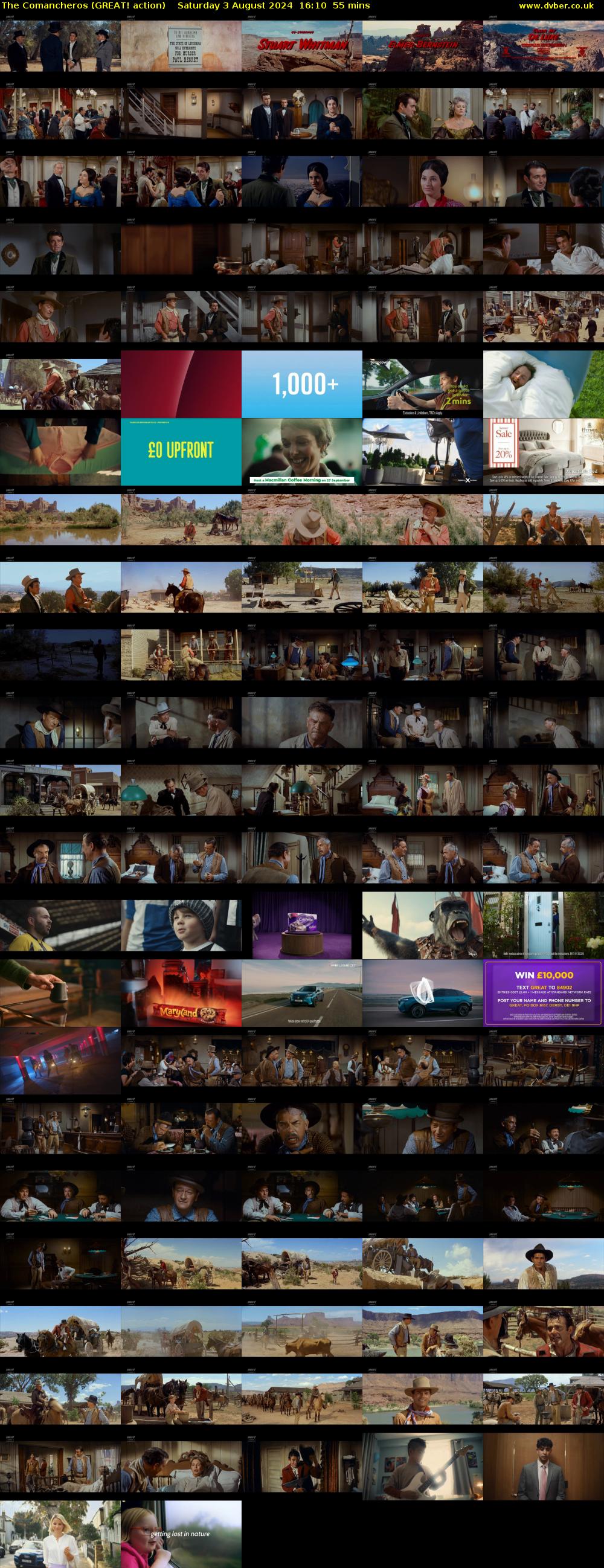 The Comancheros (GREAT! action) Saturday 3 August 2024 16:10 - 17:05
