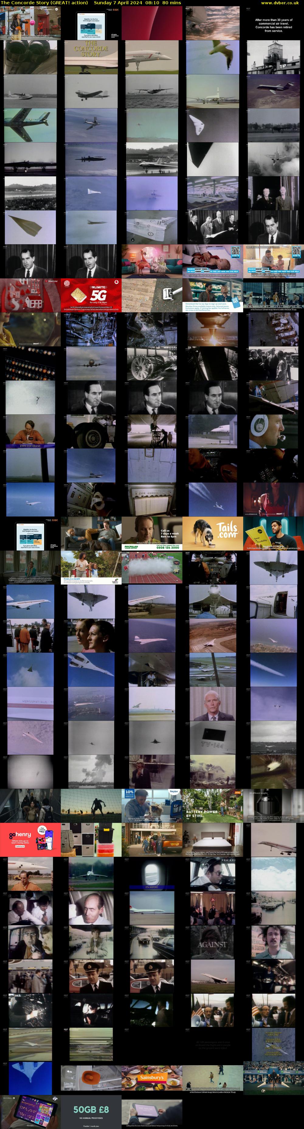The Concorde Story (GREAT! action) Sunday 7 April 2024 08:10 - 09:30