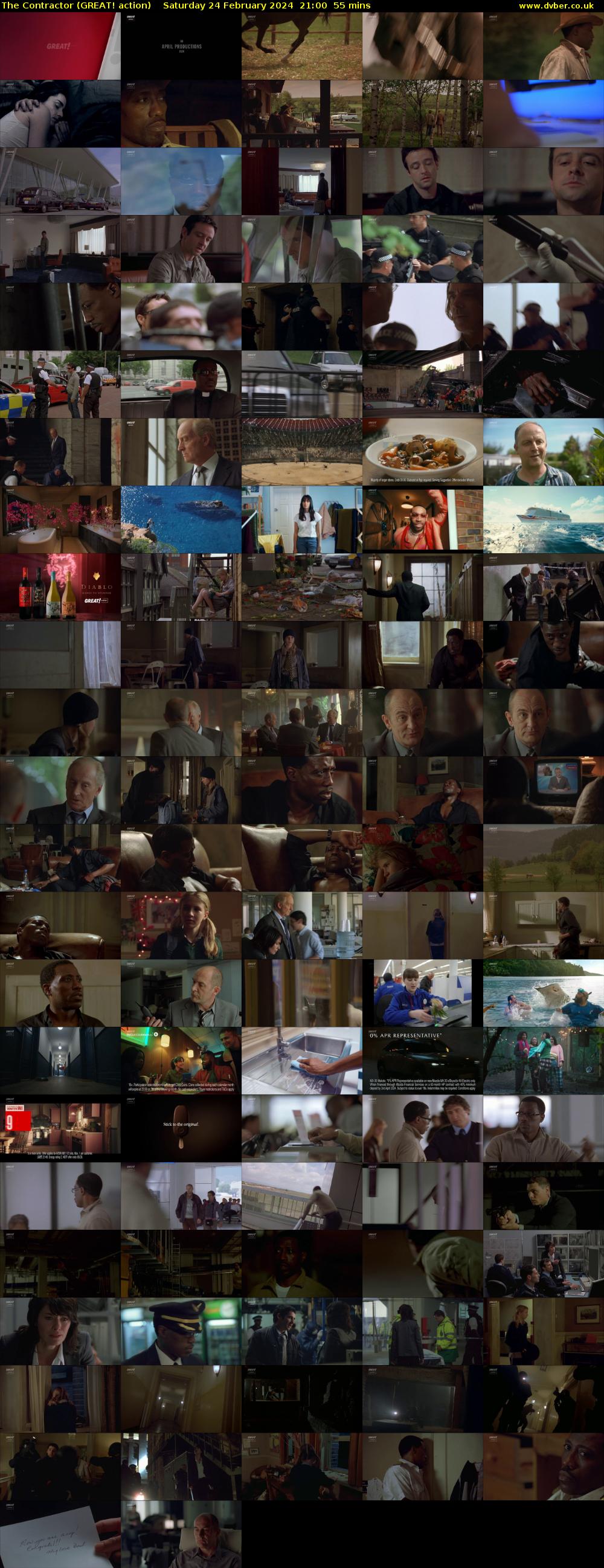 The Contractor (GREAT! action) Saturday 24 February 2024 21:00 - 21:55