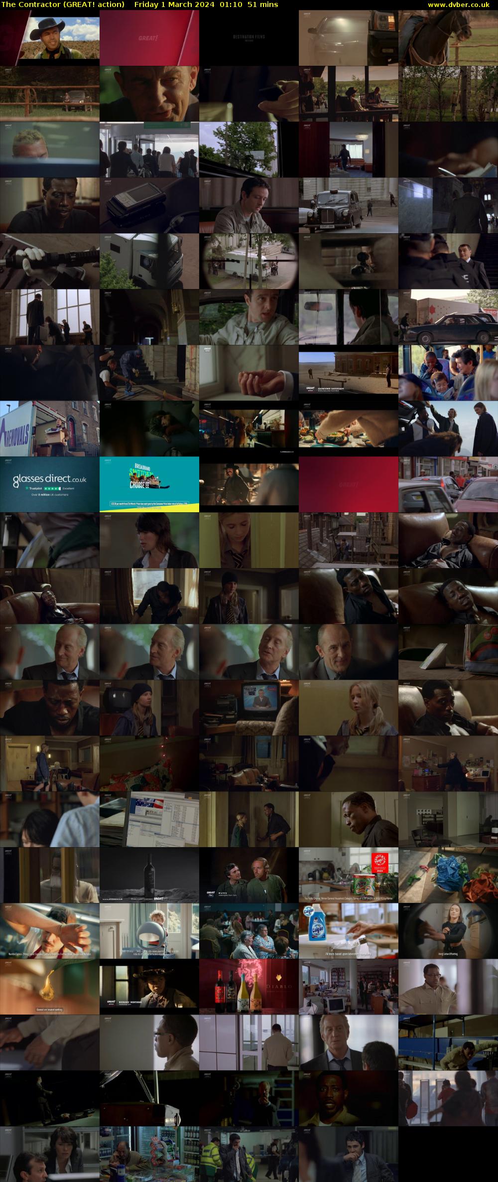 The Contractor (GREAT! action) Friday 1 March 2024 01:10 - 02:01