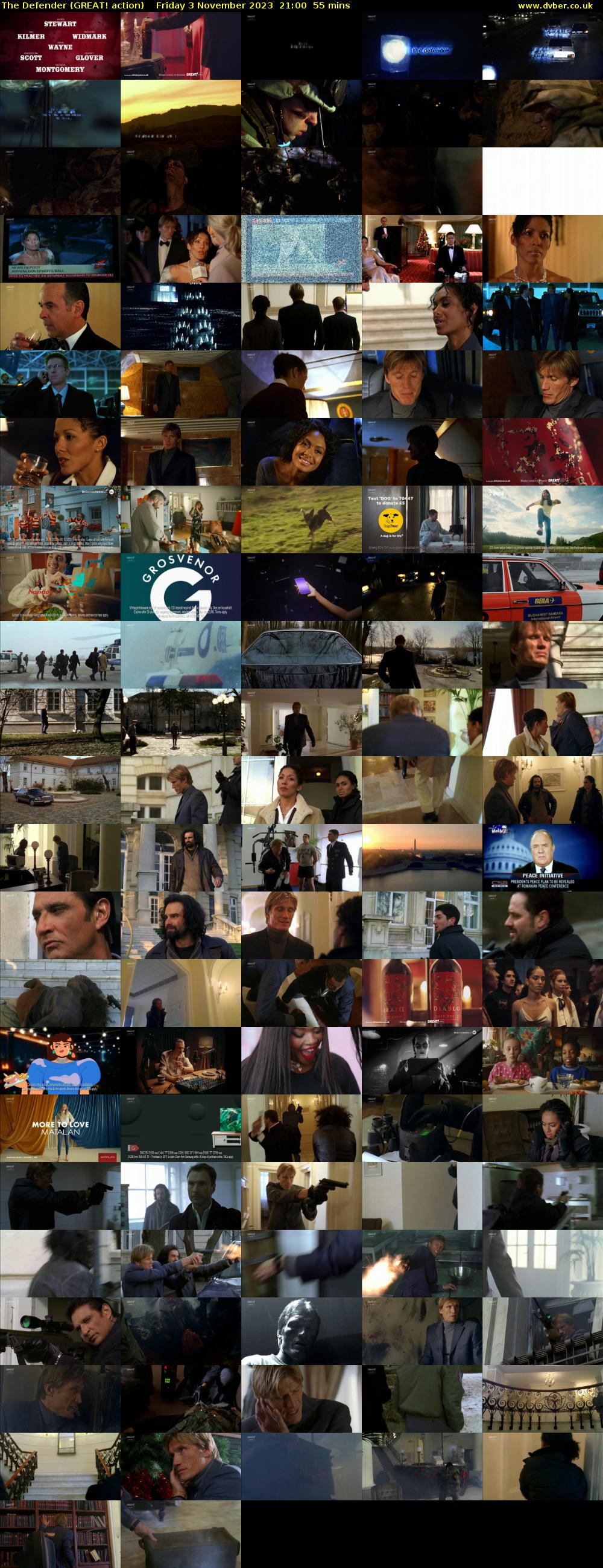 The Defender (GREAT! action) Friday 3 November 2023 21:00 - 21:55