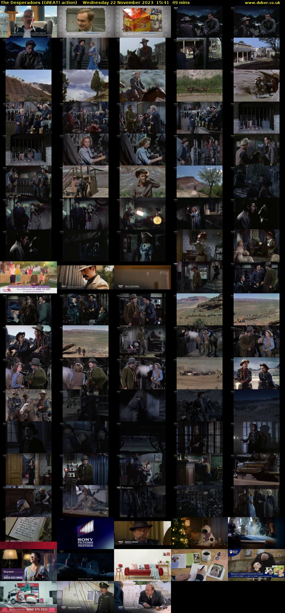 The Desperadoes (GREAT! action) Wednesday 22 November 2023 15:41 - 16:30