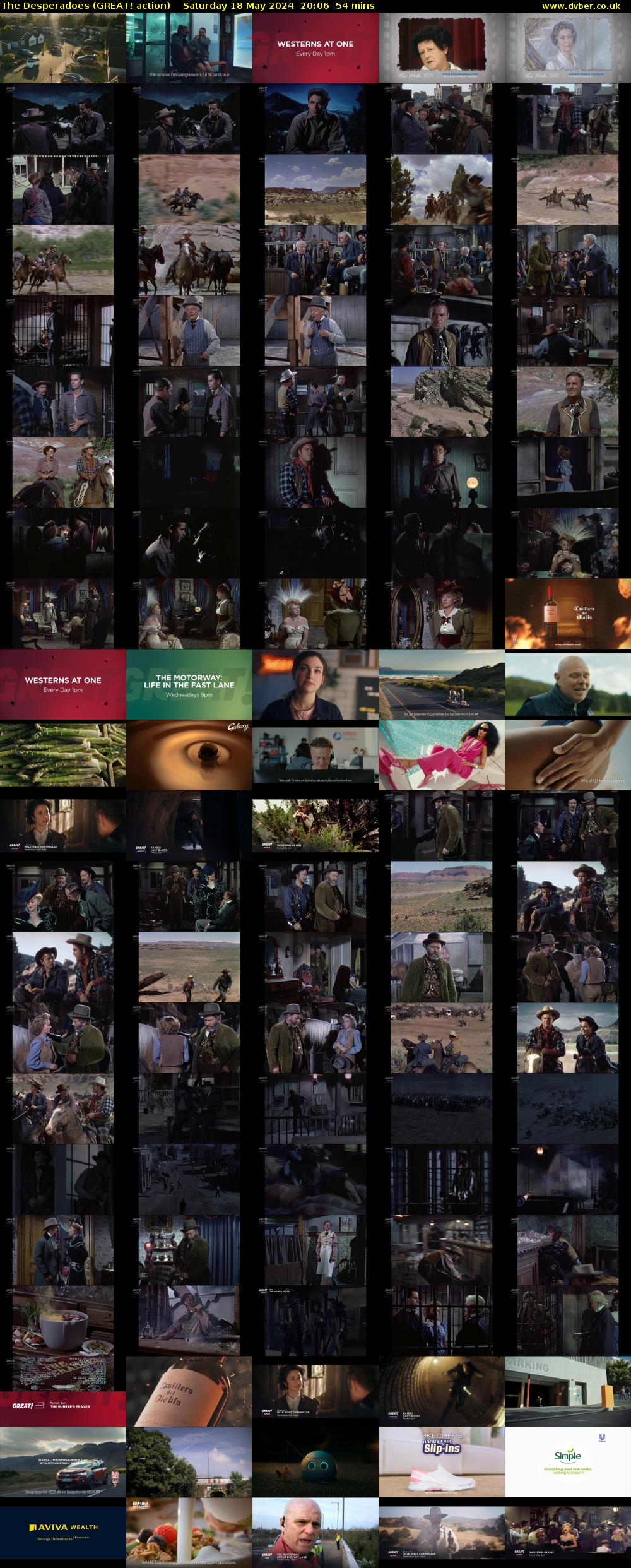 The Desperadoes (GREAT! action) Saturday 18 May 2024 20:06 - 21:00