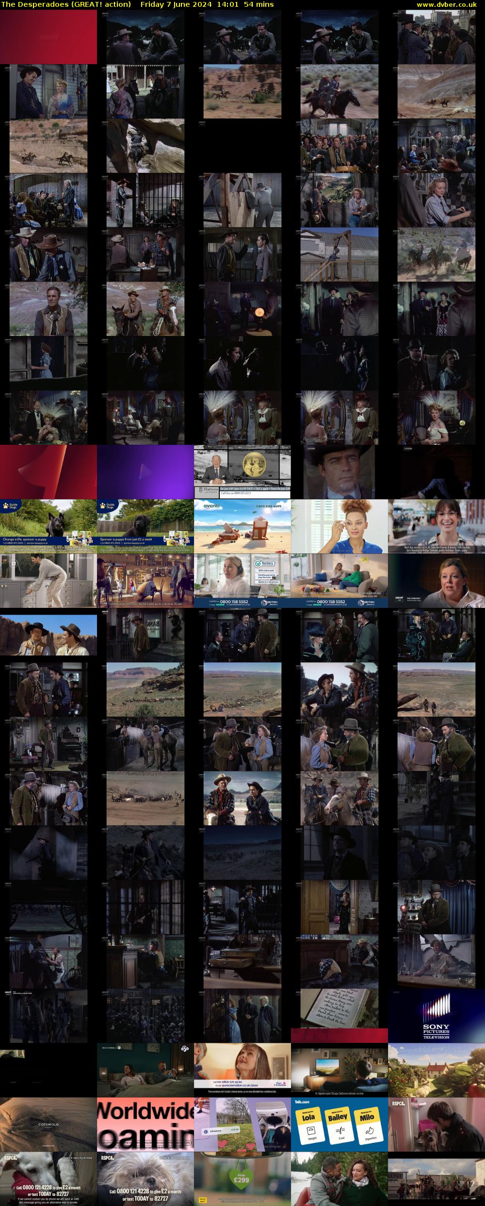 The Desperadoes (GREAT! action) Friday 7 June 2024 14:01 - 14:55
