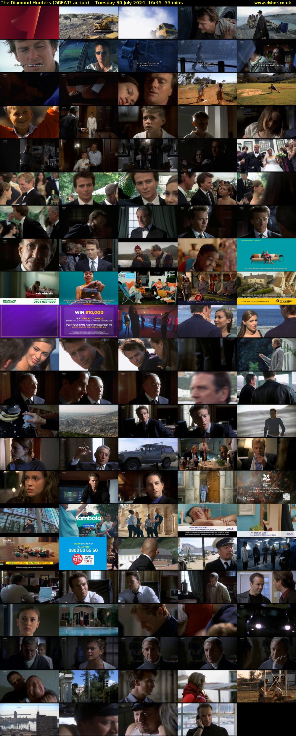 The Diamond Hunters (GREAT! action) Tuesday 30 July 2024 16:45 - 17:40