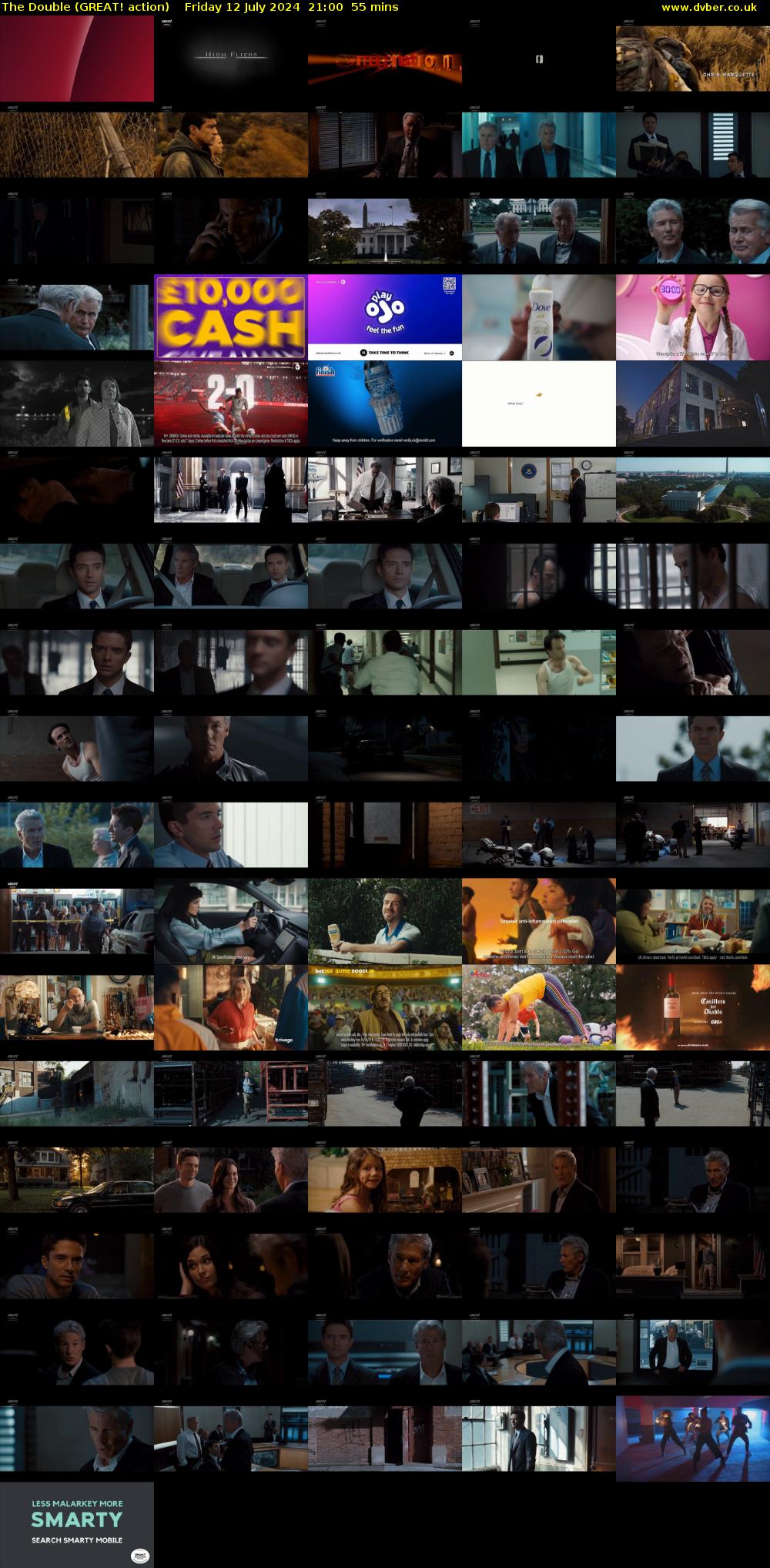 The Double (GREAT! action) Friday 12 July 2024 21:00 - 21:55