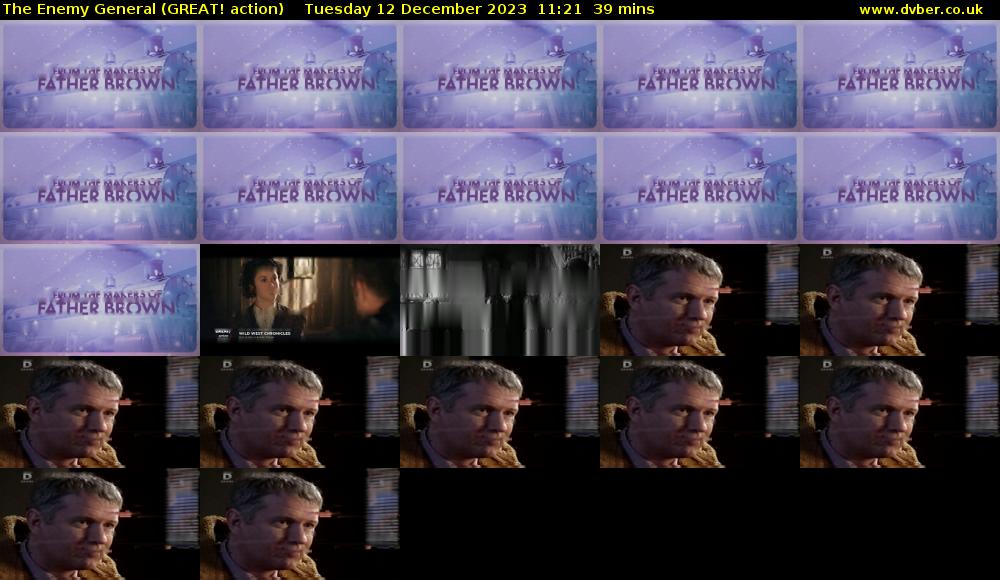 The Enemy General (GREAT! action) Tuesday 12 December 2023 11:21 - 12:00