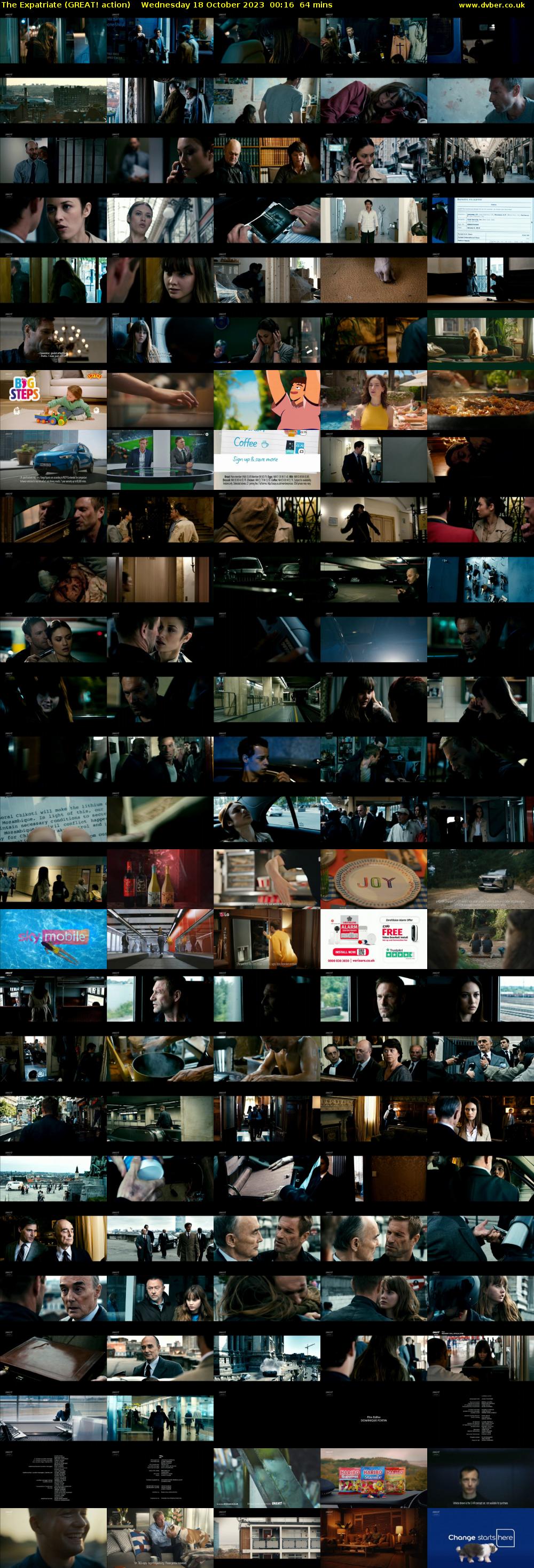 The Expatriate (GREAT! action) Wednesday 18 October 2023 00:16 - 01:20