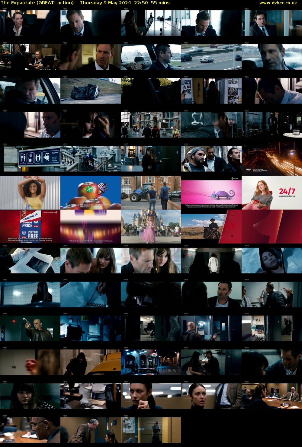 The Expatriate (GREAT! action) Thursday 9 May 2024 22:50 - 23:45