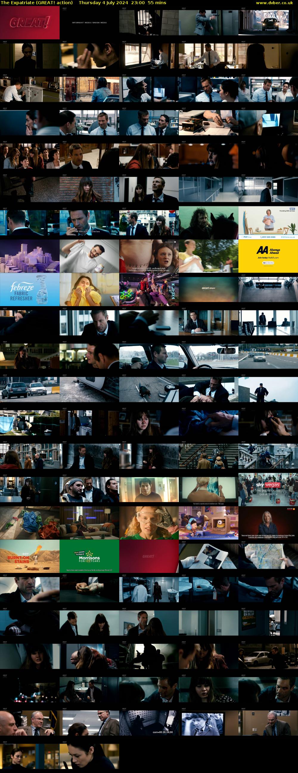 The Expatriate (GREAT! action) Thursday 4 July 2024 23:00 - 23:55