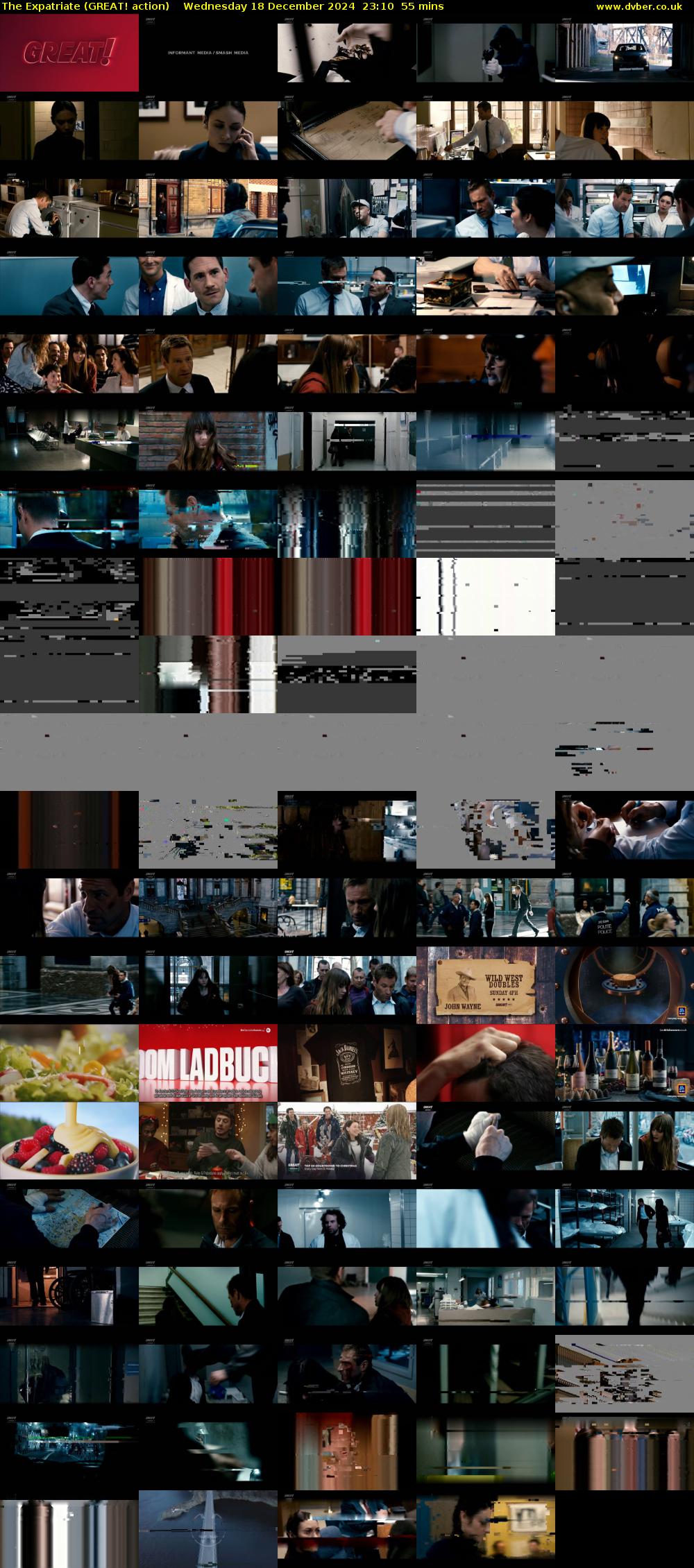 The Expatriate (GREAT! action) Wednesday 18 December 2024 23:10 - 00:05