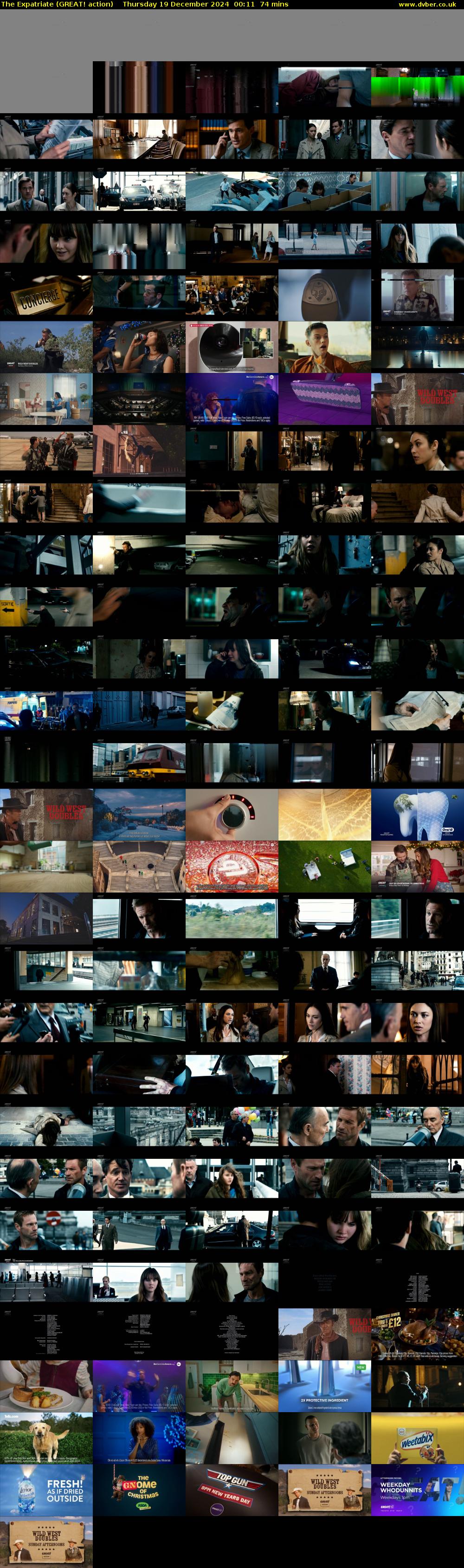 The Expatriate (GREAT! action) Thursday 19 December 2024 00:11 - 01:25