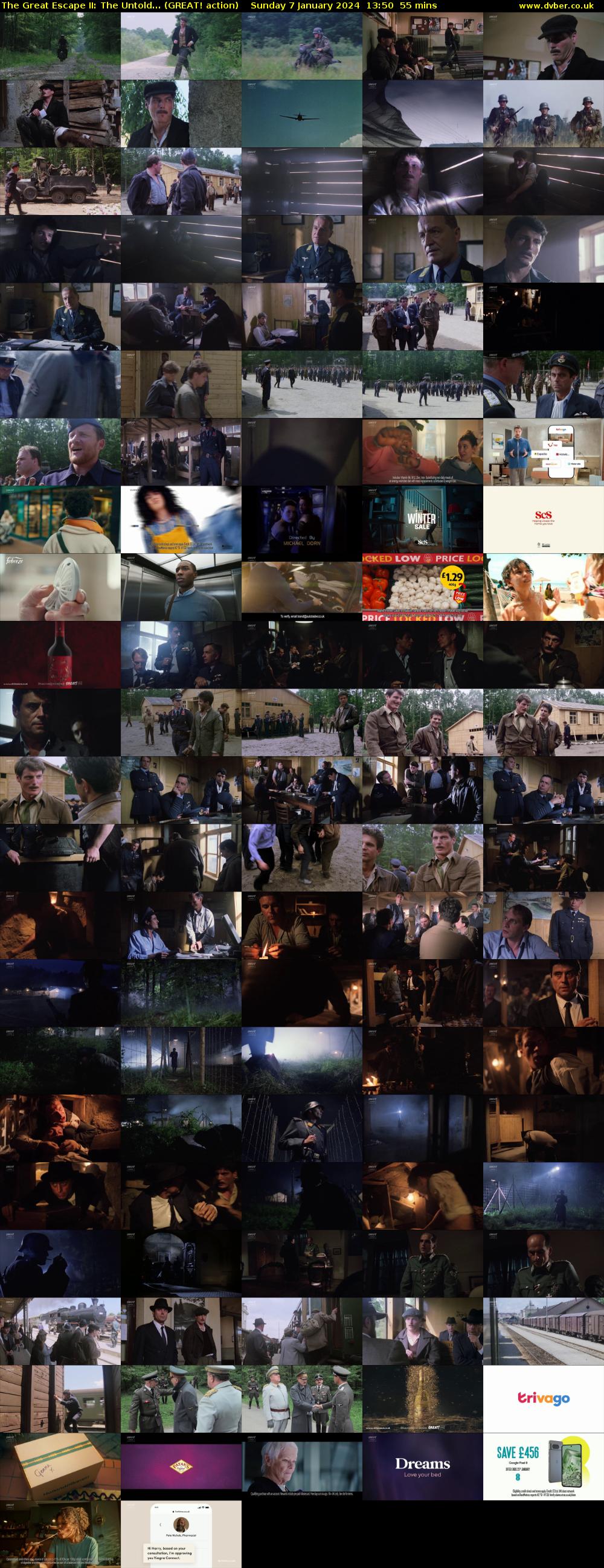 The Great Escape II: The Untold... (GREAT! action) Sunday 7 January 2024 13:50 - 14:45