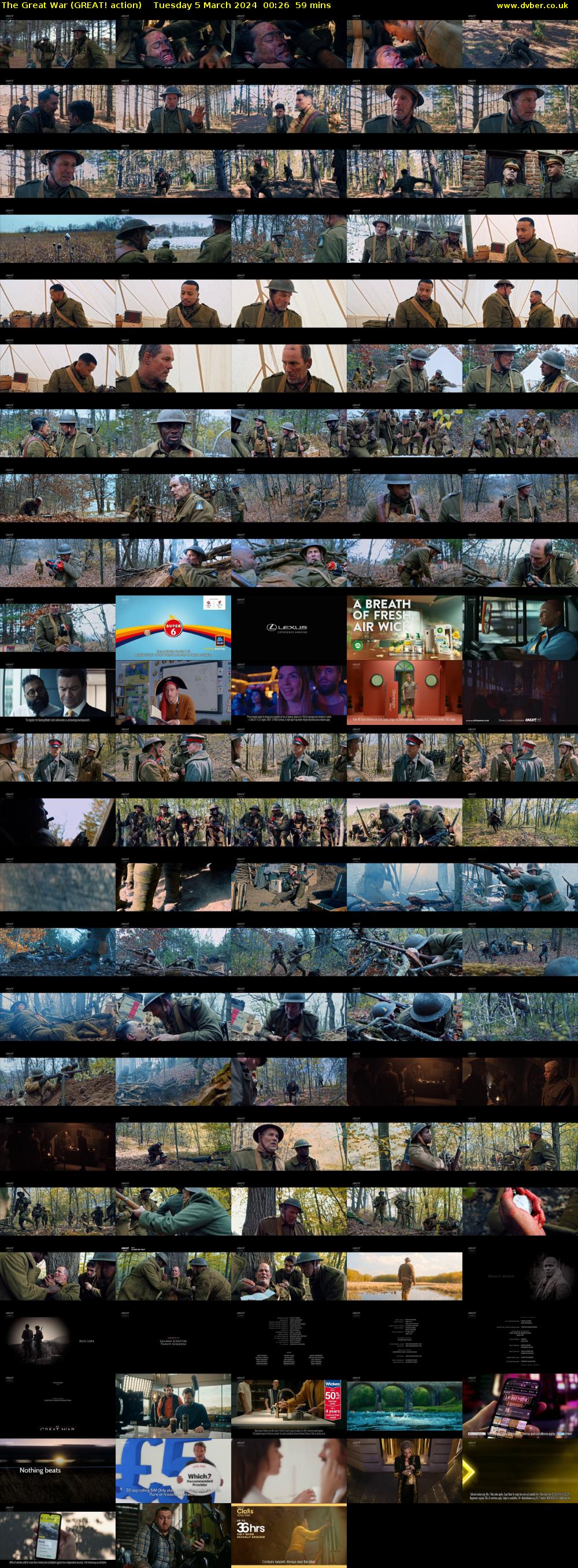 The Great War (GREAT! action) Tuesday 5 March 2024 00:26 - 01:25