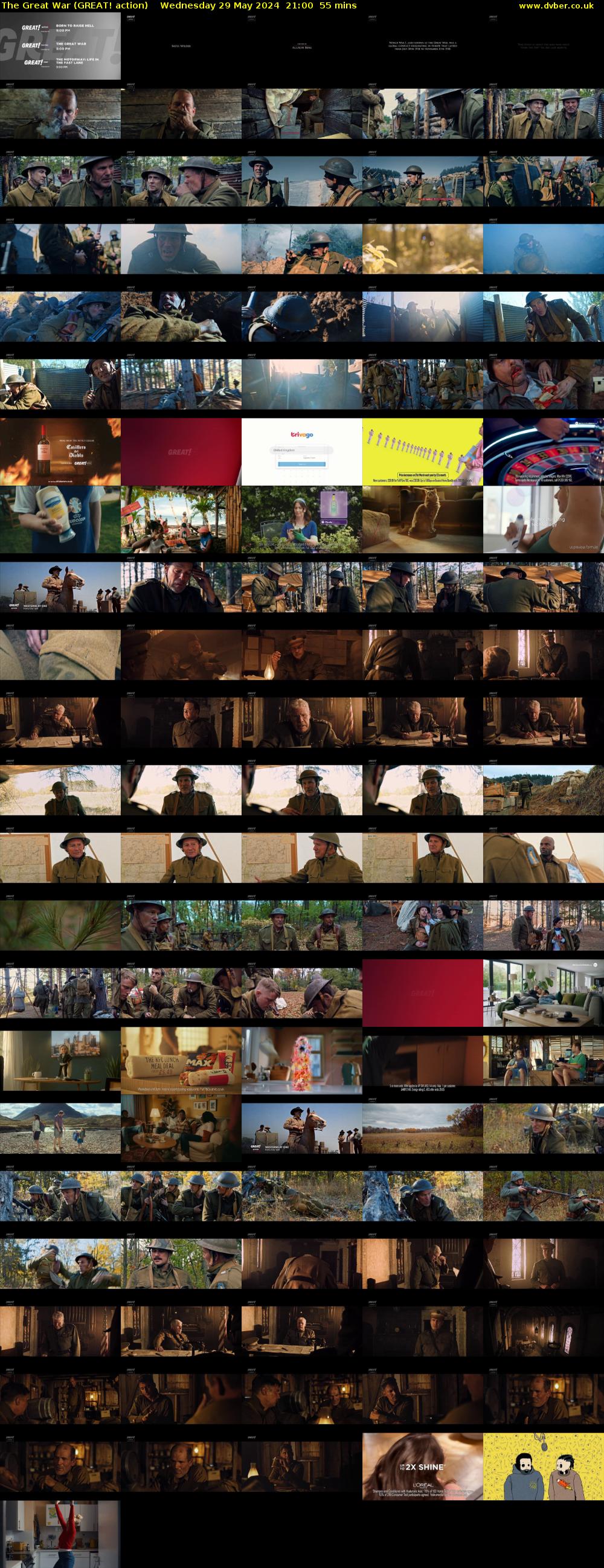 The Great War (GREAT! action) Wednesday 29 May 2024 21:00 - 21:55