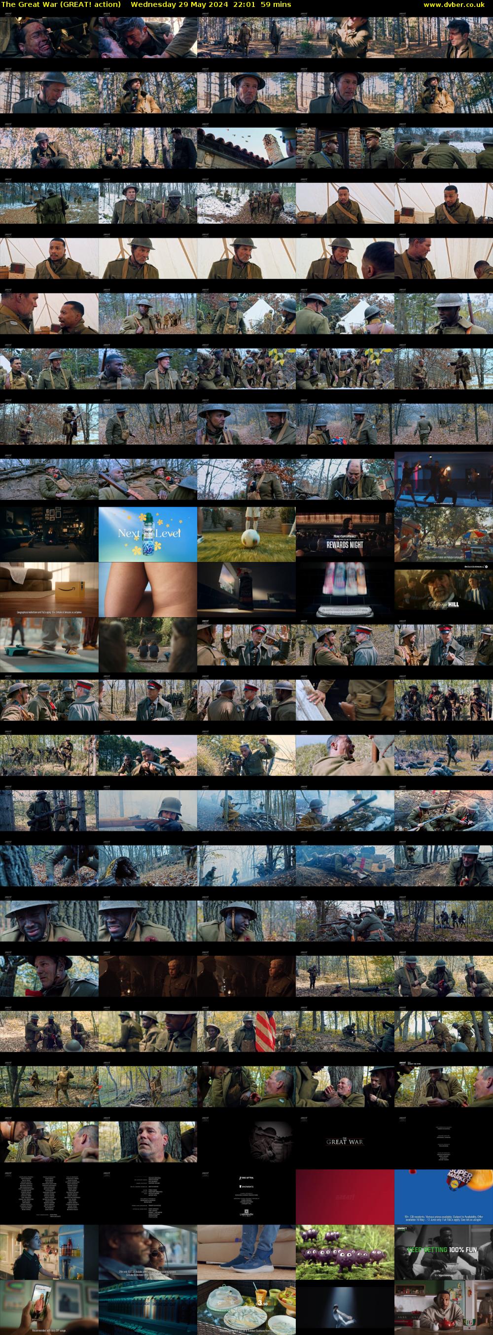 The Great War (GREAT! action) Wednesday 29 May 2024 22:01 - 23:00