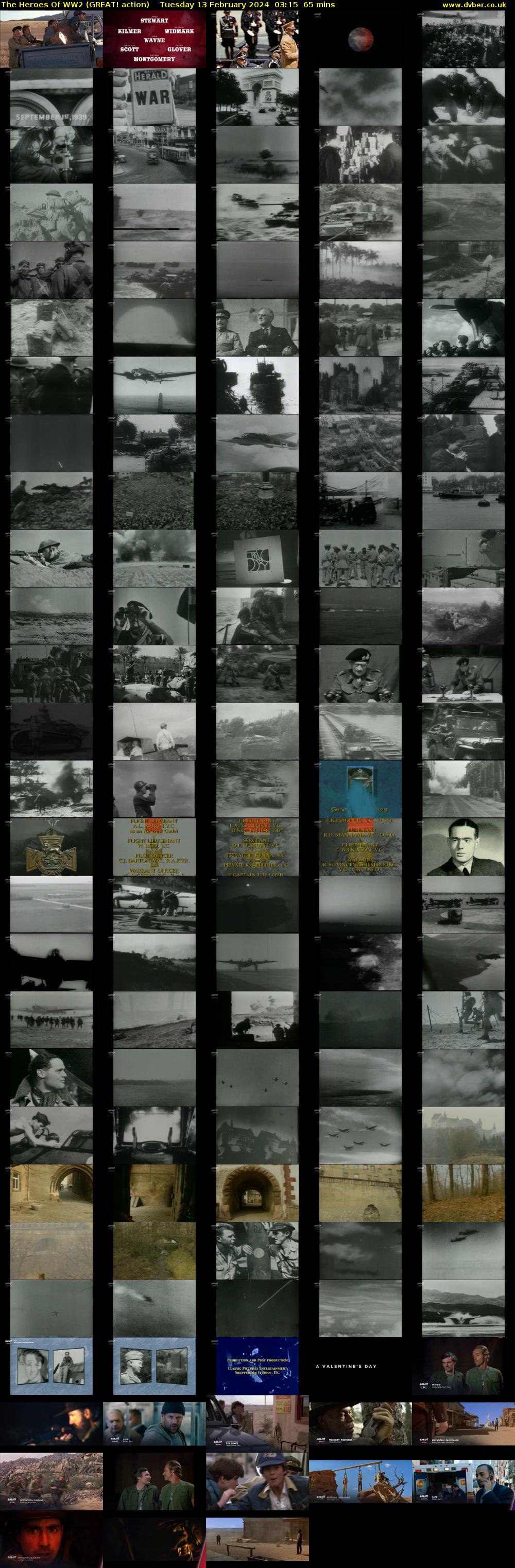 The Heroes Of WW2 (GREAT! action) Tuesday 13 February 2024 03:15 - 04:20