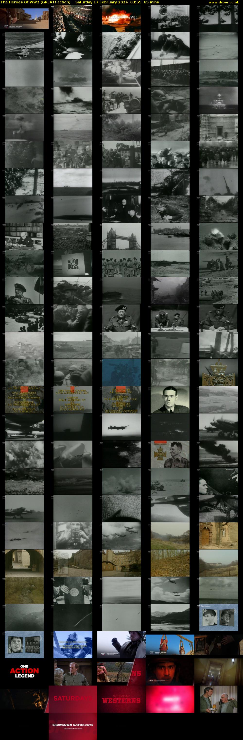 The Heroes Of WW2 (GREAT! action) Saturday 17 February 2024 03:55 - 05:00