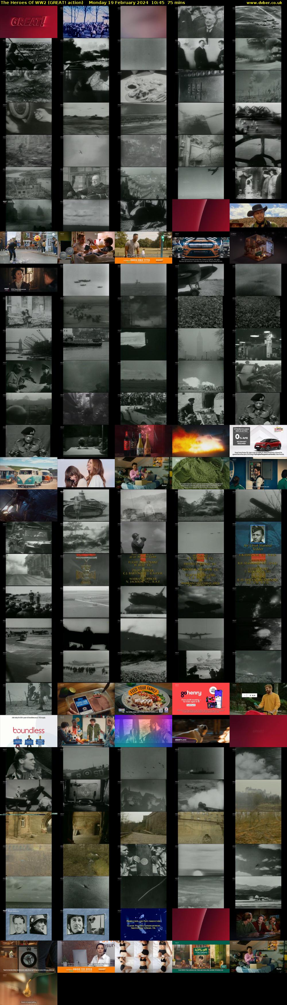 The Heroes Of WW2 (GREAT! action) Monday 19 February 2024 10:45 - 12:00