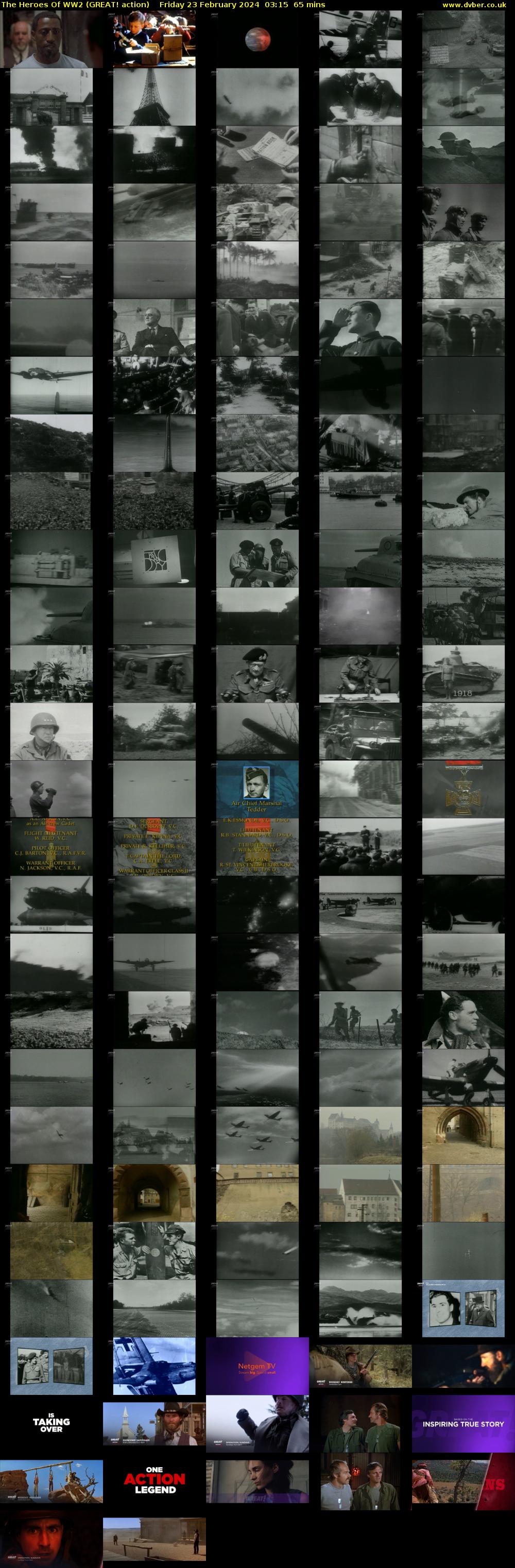 The Heroes Of WW2 (GREAT! action) Friday 23 February 2024 03:15 - 04:20