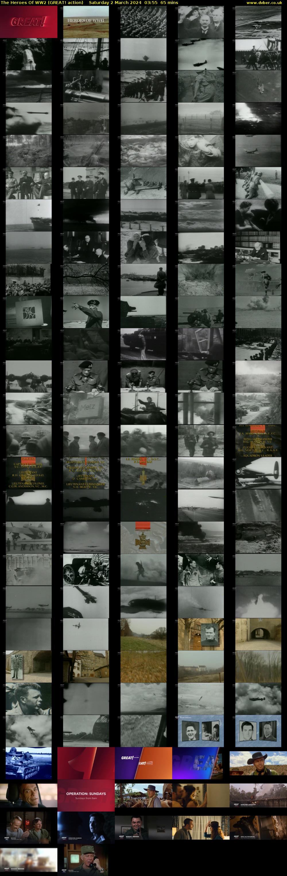 The Heroes Of WW2 (GREAT! action) Saturday 2 March 2024 03:55 - 05:00