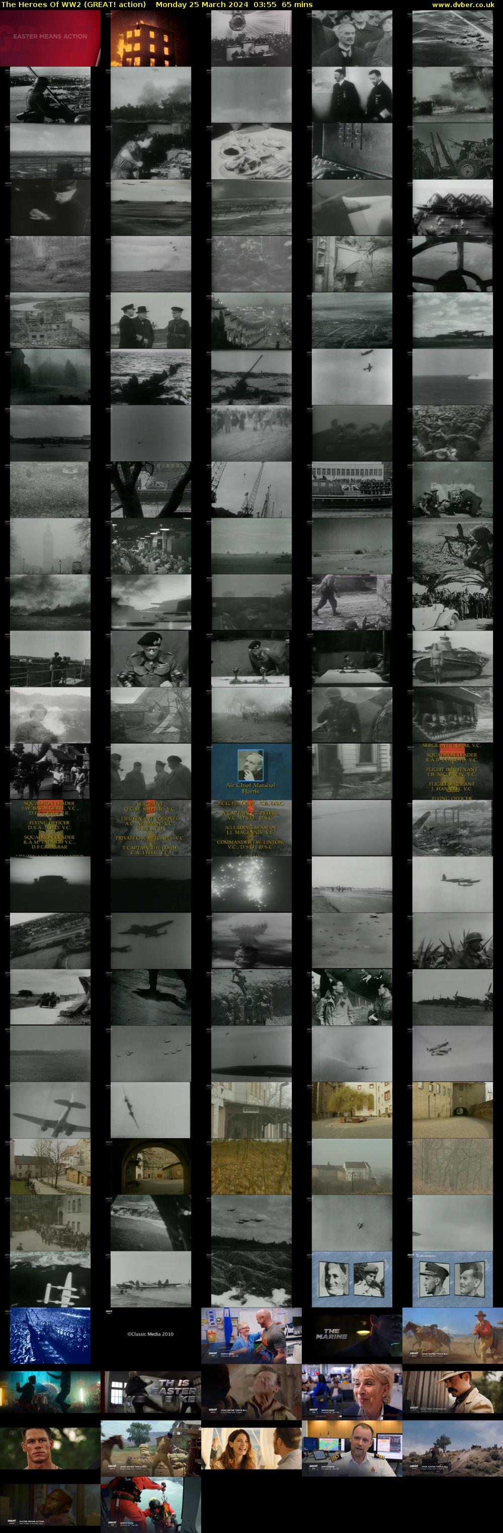 The Heroes Of WW2 (GREAT! action) Monday 25 March 2024 03:55 - 05:00