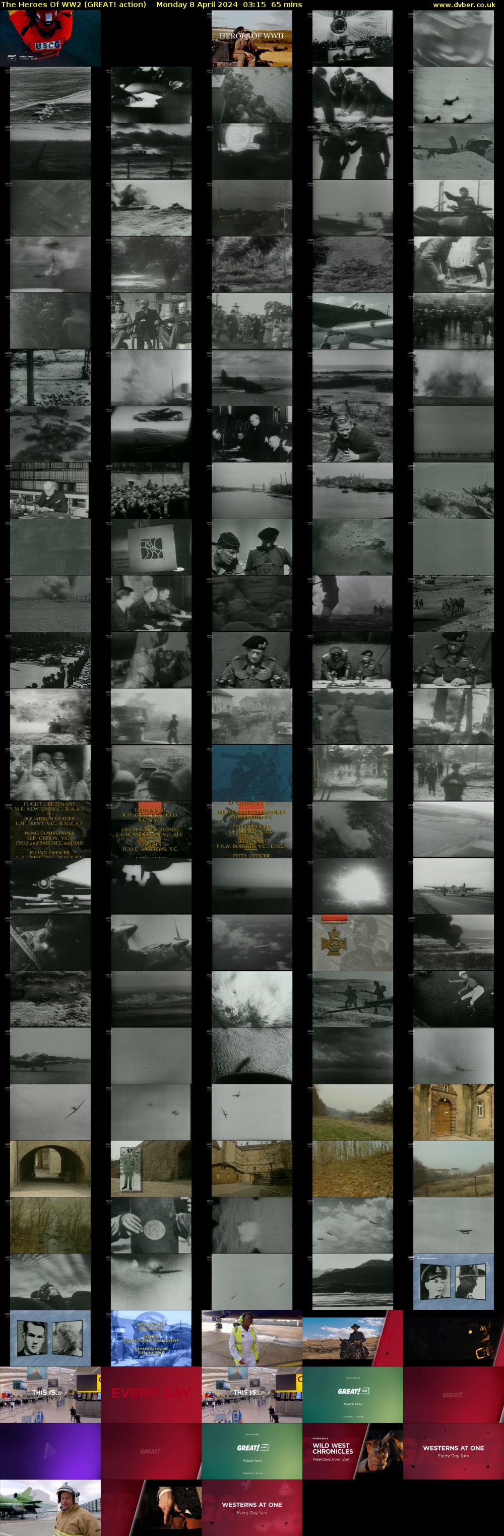 The Heroes Of WW2 (GREAT! action) Monday 8 April 2024 03:15 - 04:20