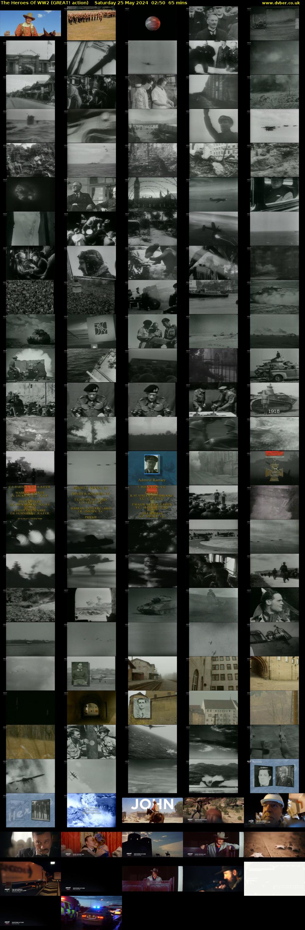 The Heroes Of WW2 (GREAT! action) Saturday 25 May 2024 02:50 - 03:55