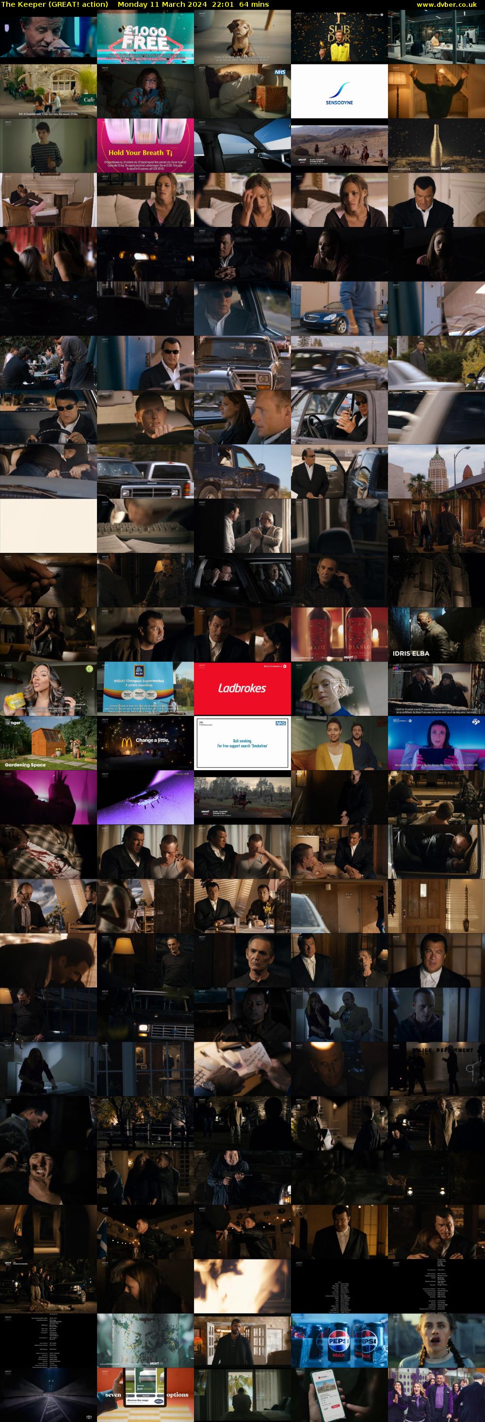 The Keeper (GREAT! action) Monday 11 March 2024 22:01 - 23:05