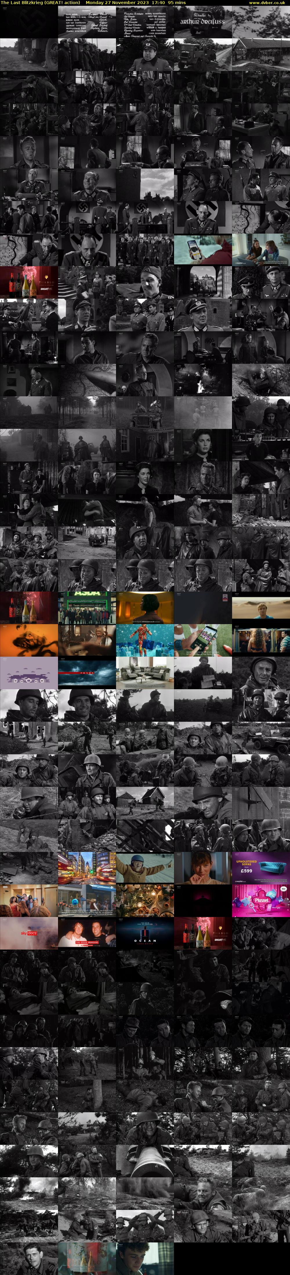 The Last Blitzkrieg (GREAT! action) Monday 27 November 2023 17:40 - 19:15