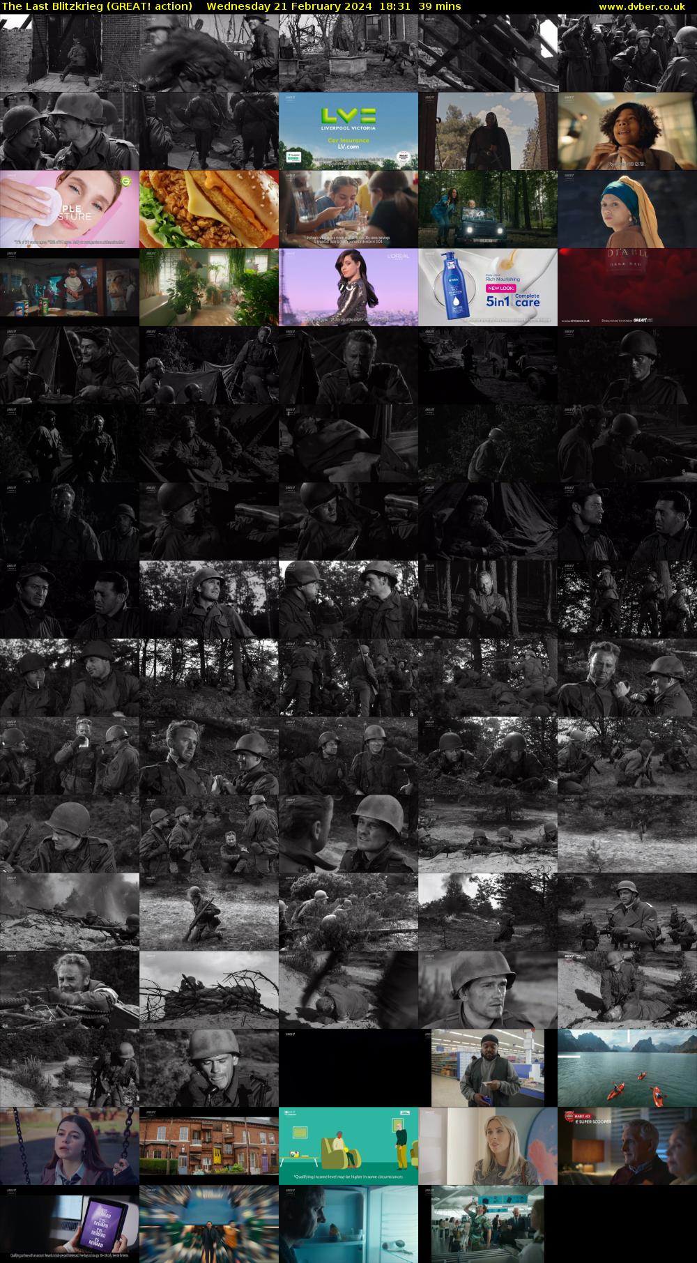 The Last Blitzkrieg (GREAT! action) Wednesday 21 February 2024 18:31 - 19:10