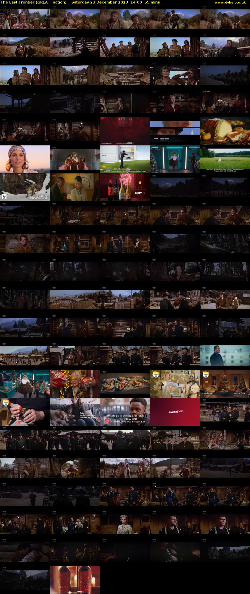 The Last Frontier (GREAT! action) Saturday 23 December 2023 14:00 - 14:55