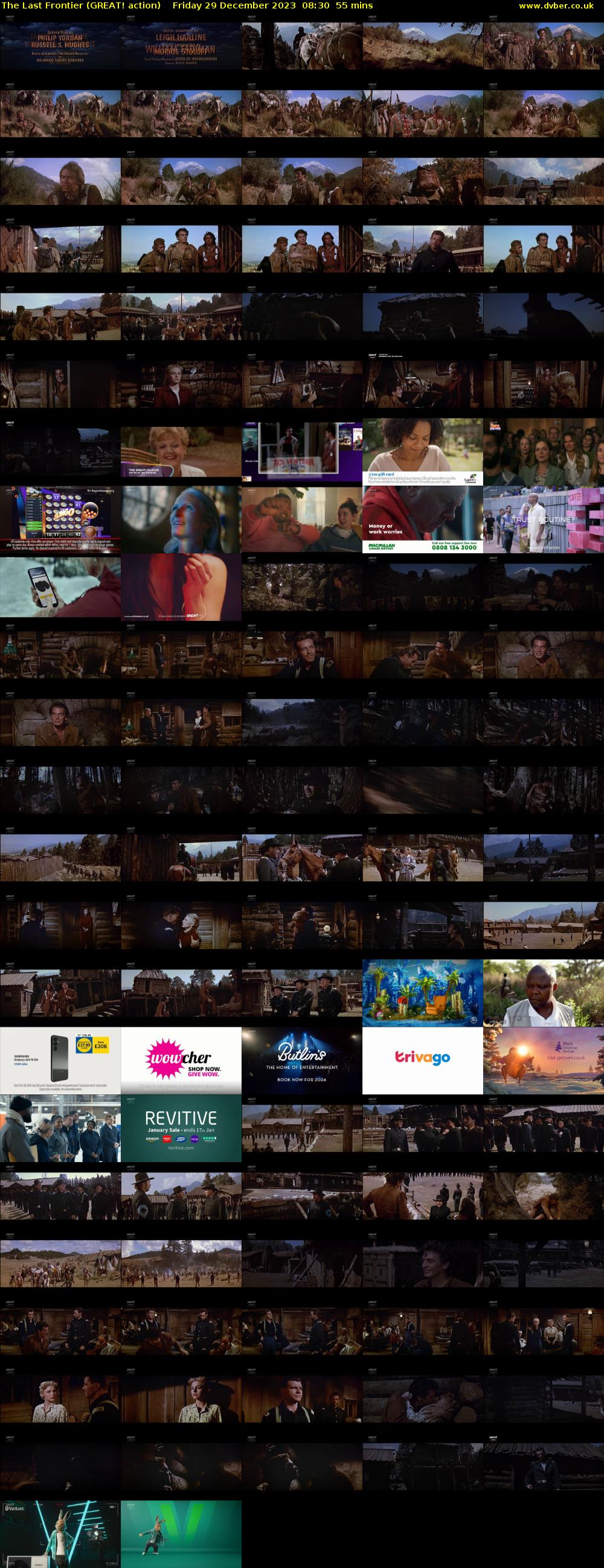 The Last Frontier (GREAT! action) Friday 29 December 2023 08:30 - 09:25