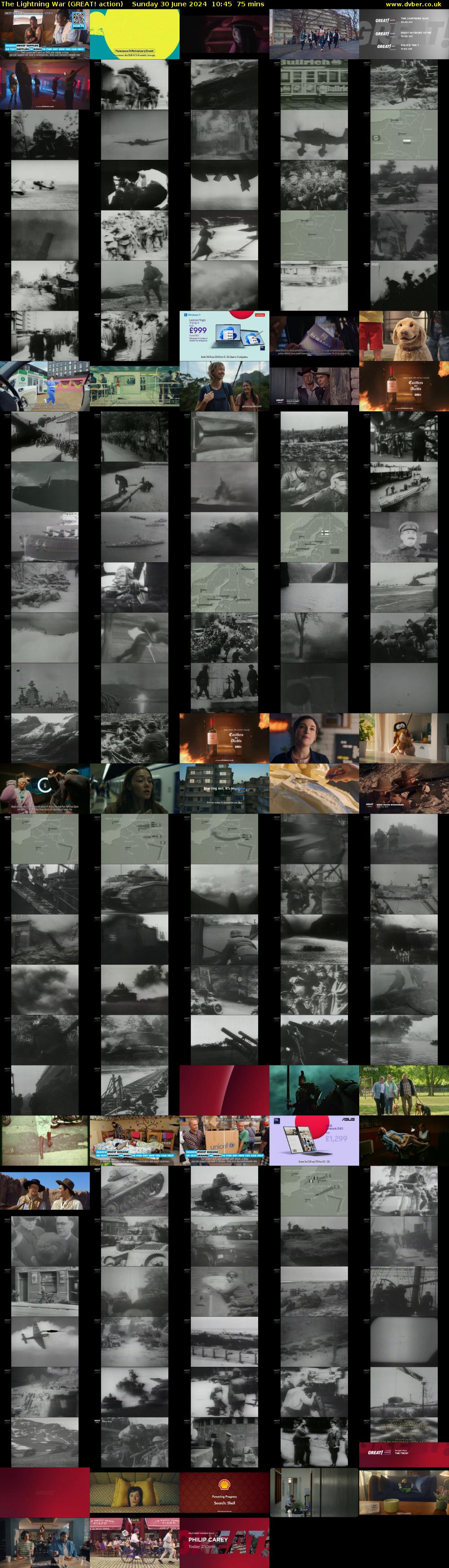 The Lightning War (GREAT! action) Sunday 30 June 2024 10:45 - 12:00