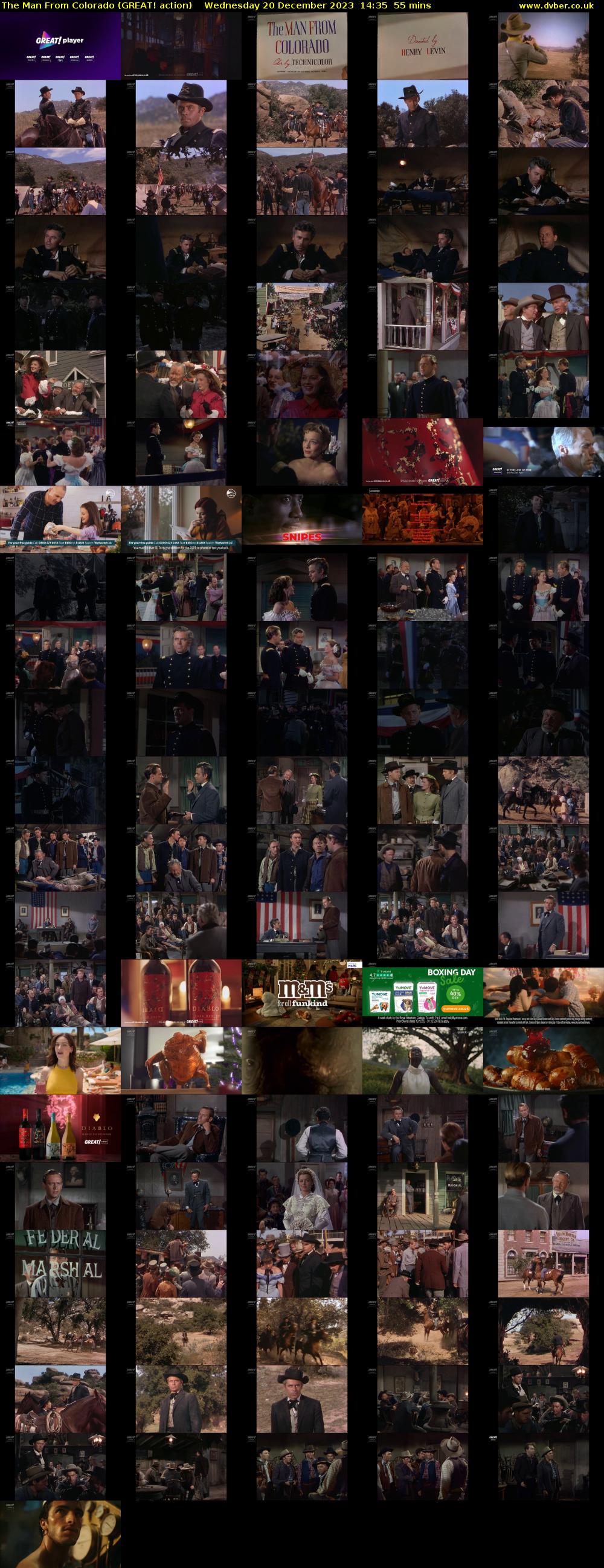 The Man From Colorado (GREAT! action) Wednesday 20 December 2023 14:35 - 15:30